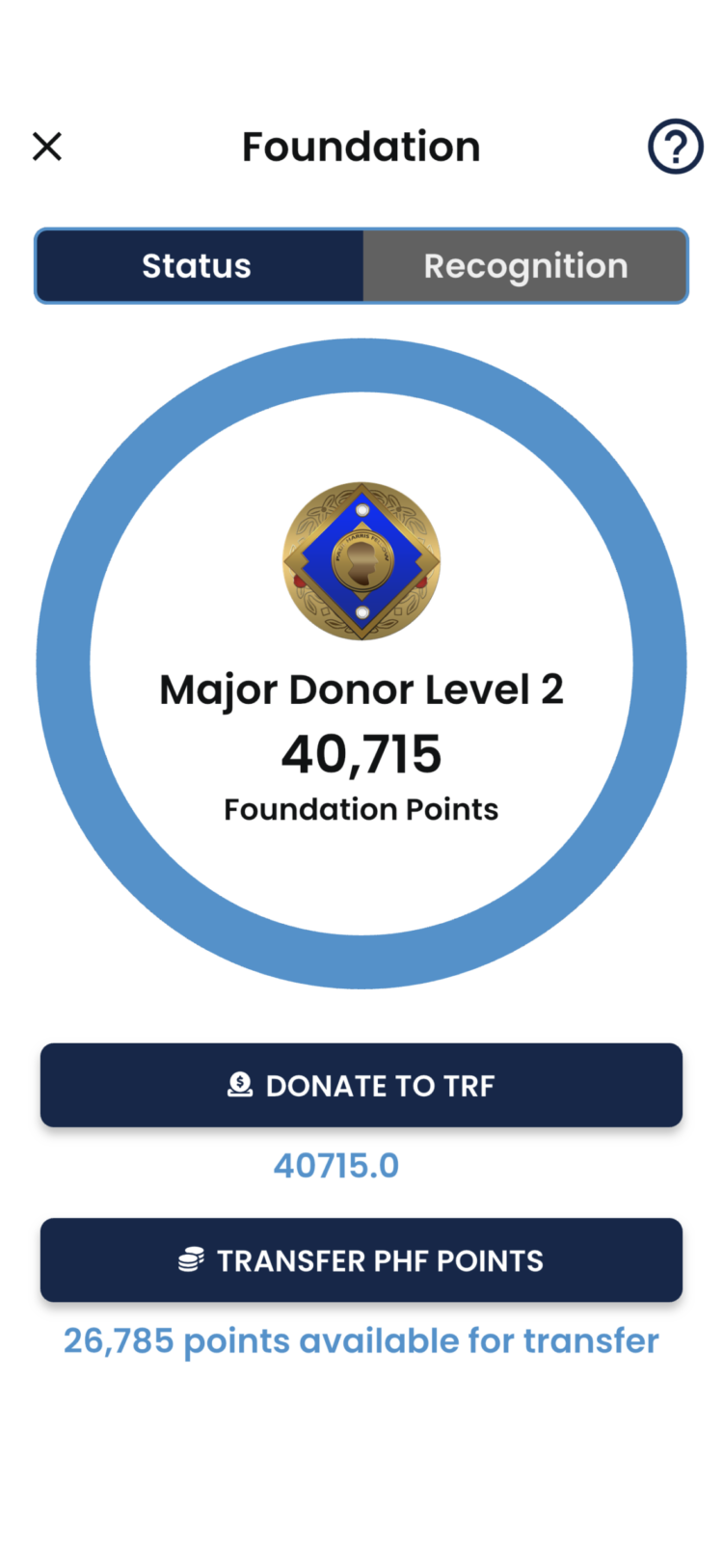 Foundation Button